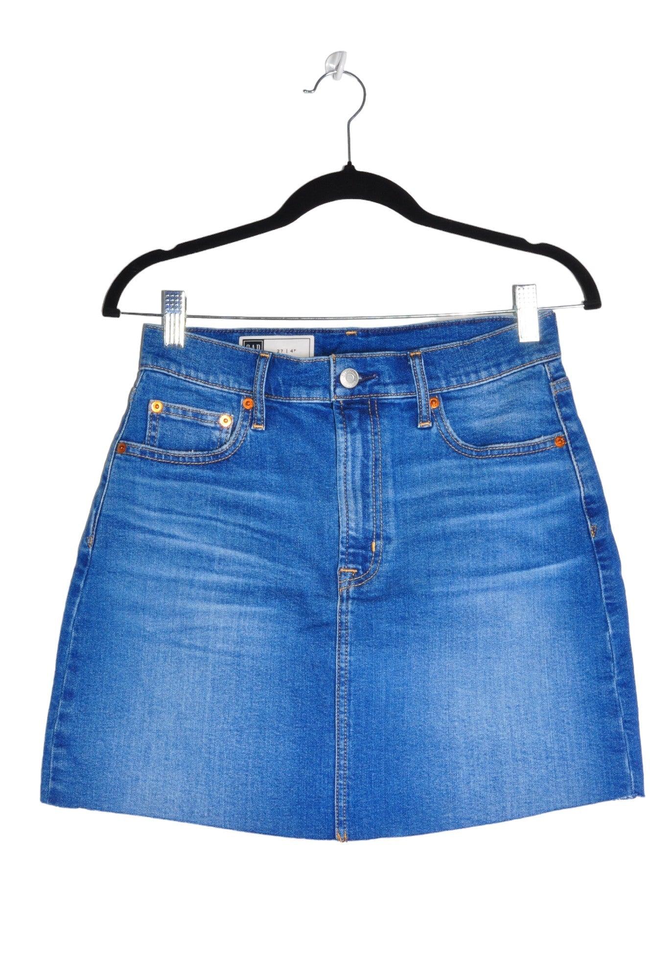 GAP Women Denim Skirts Regular fit in Blue - Size 27 | 23.15 $ KOOP