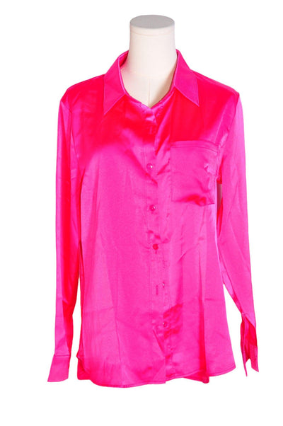 UNBRANDED Women Button Down Tops Regular fit in Pink - Size S | 9.99 $ KOOP