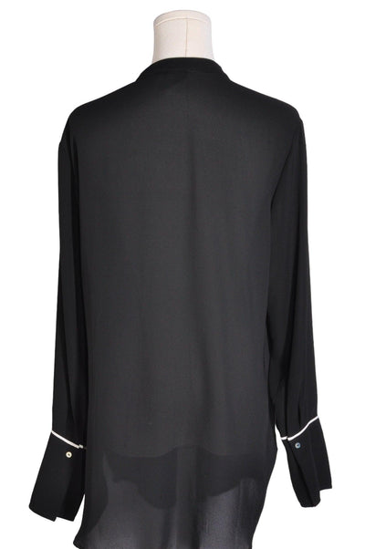 H&M Women Button Down Tops Regular fit in Black - Size 12 | 9.99 $ KOOP