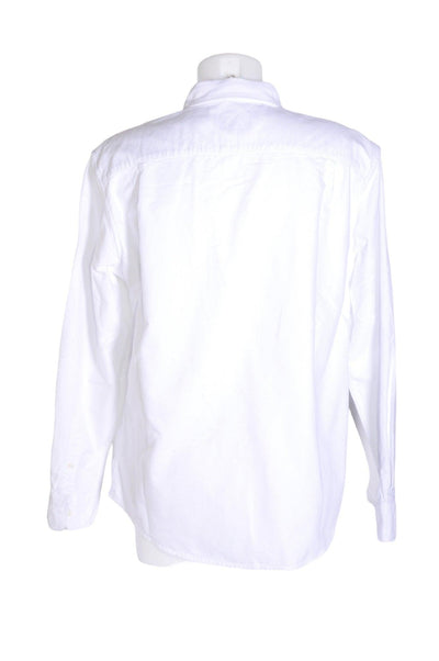 AMERICAN EAGLE Men Button Down Tops Regular fit in White - Size L | 13.2 $ KOOP