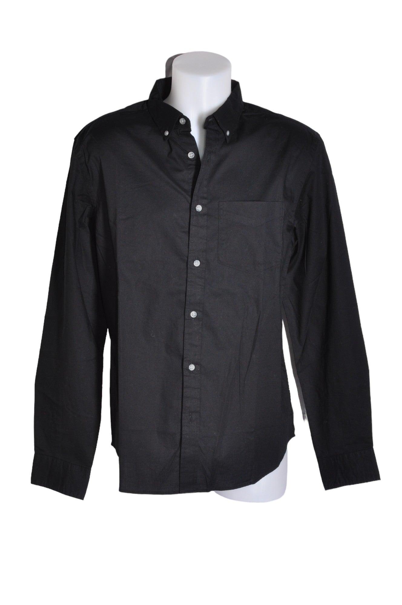 OLD NAVY Men Button Down Tops Regular fit in Black - Size L | 13.99 $ KOOP