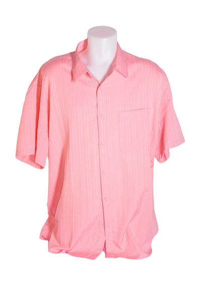 UNBRANDED Men Button Down Tops Regular fit in Pink - Size 3XL | 9.99 $ KOOP