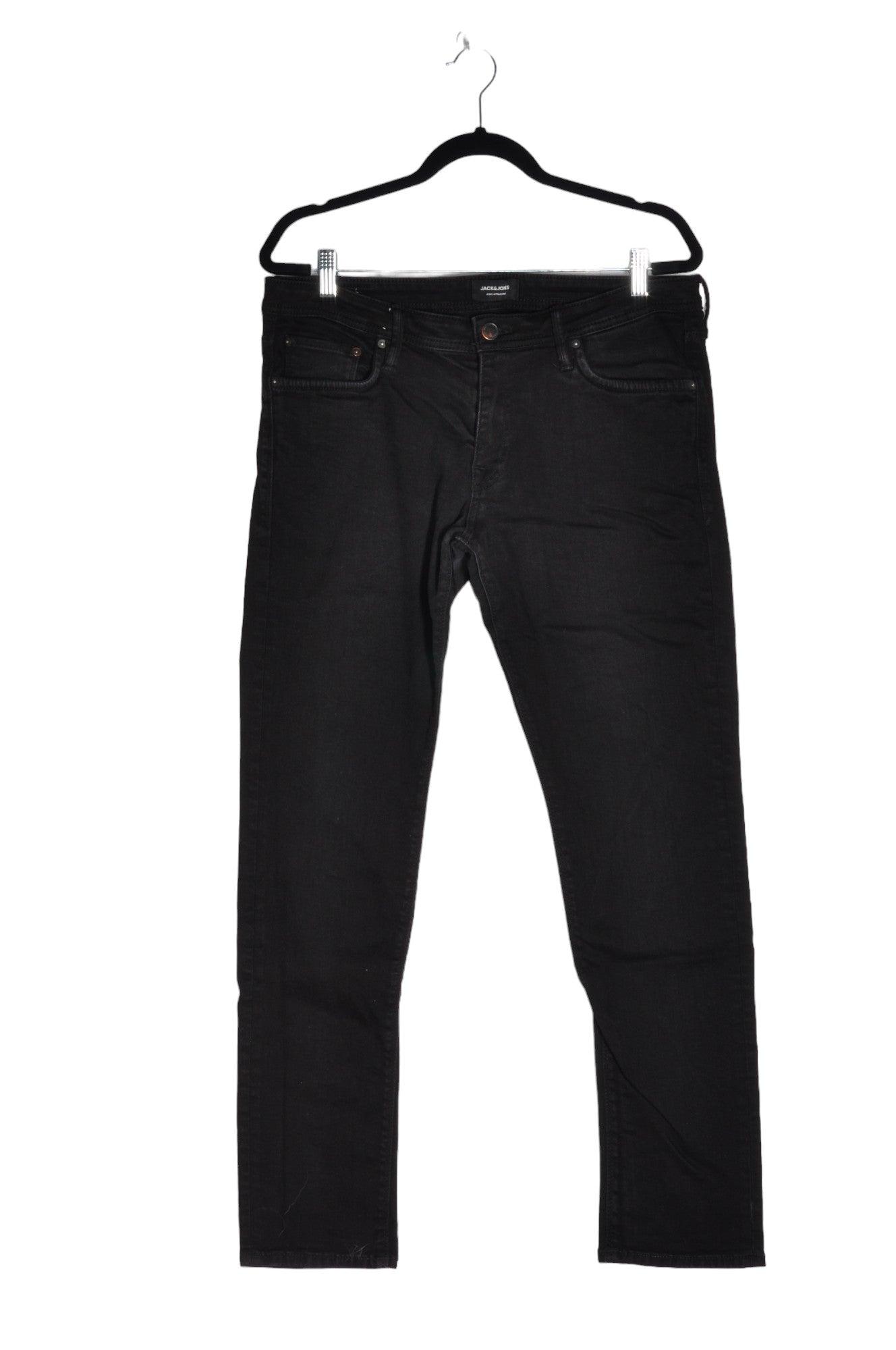 JACK AND JONES Men Straight-Legged Jeans Regular fit in Black - Size 34x32 | 28.79 $ KOOP