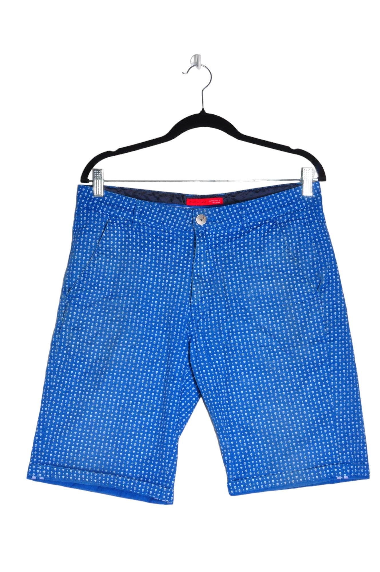 ZARA Men Classic Shorts Regular fit in Blue - Size 31 | 13.99 $ KOOP