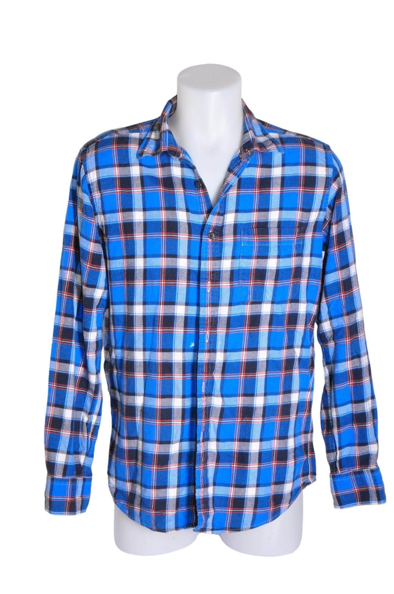 UNIQLO Men Button Down Tops Regular fit in Blue - Size M | 9.99 $ KOOP