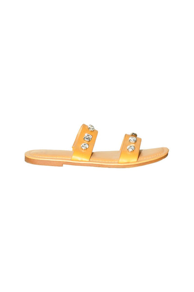 A NEW DAY Women Sandals Regular fit in Beige - Size 8 | 9.99 $ KOOP