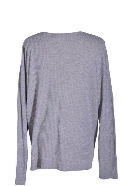 LAZY SUNDAYS Women Knit Tops Regular fit in Gray - Size M | 26.59 $ KOOP