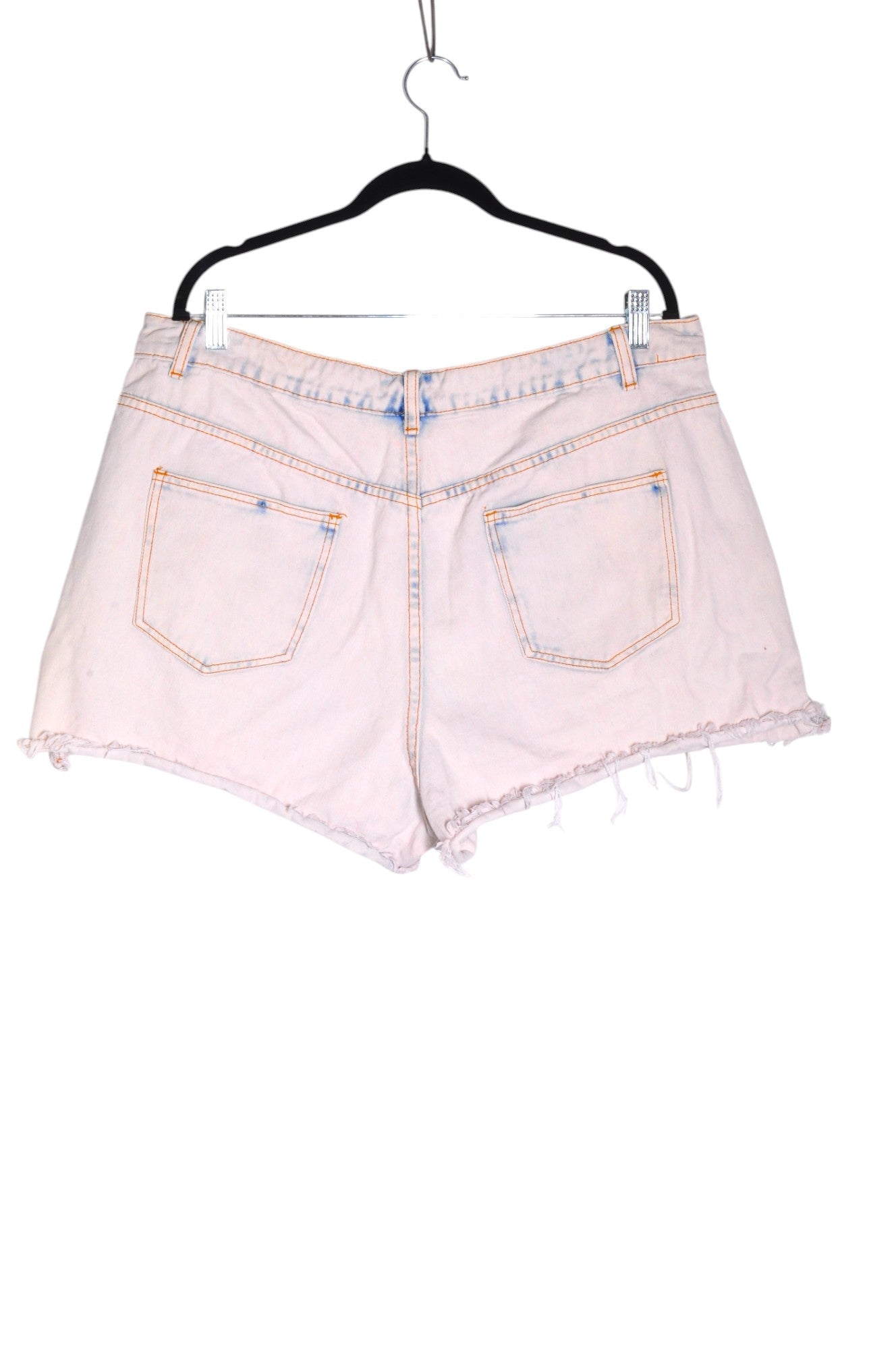 SHEIN Women Denim Shorts Regular fit in White - Size 2XL | 9.99 $ KOOP