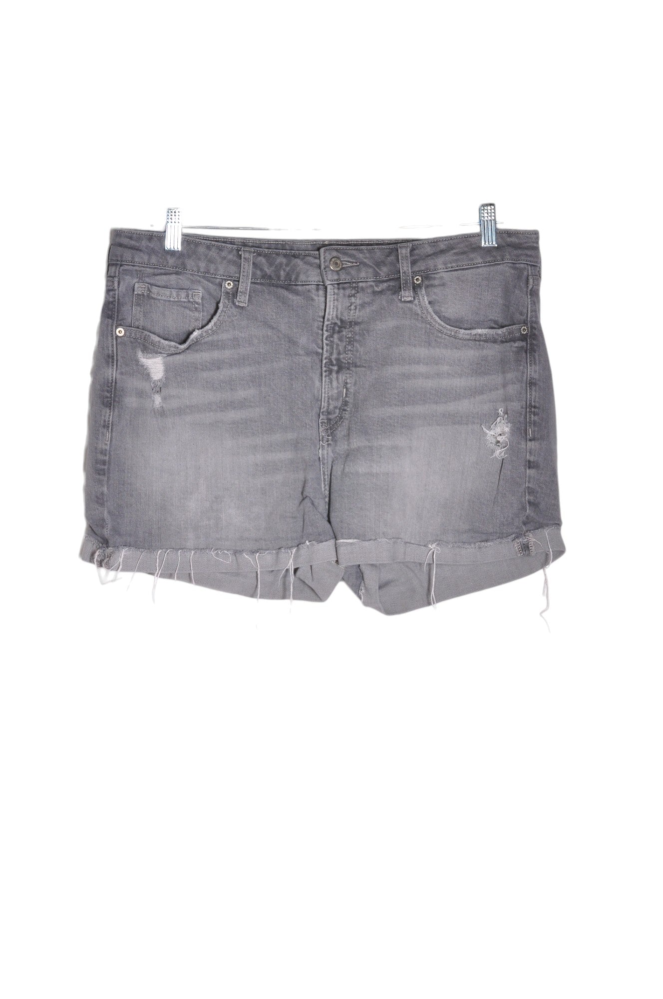 OLD NAVY Women Denim Shorts Regular fit in Gray - Size 16 | 12.99 $ KOOP