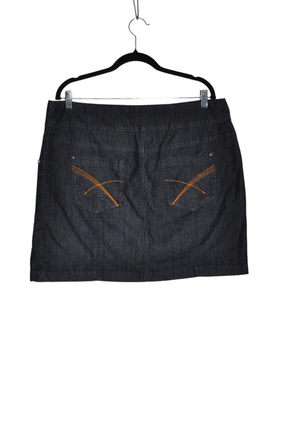 CONTRAST Women Denim Skirts Regular fit in Black - Size 15 | 13.25 $ KOOP