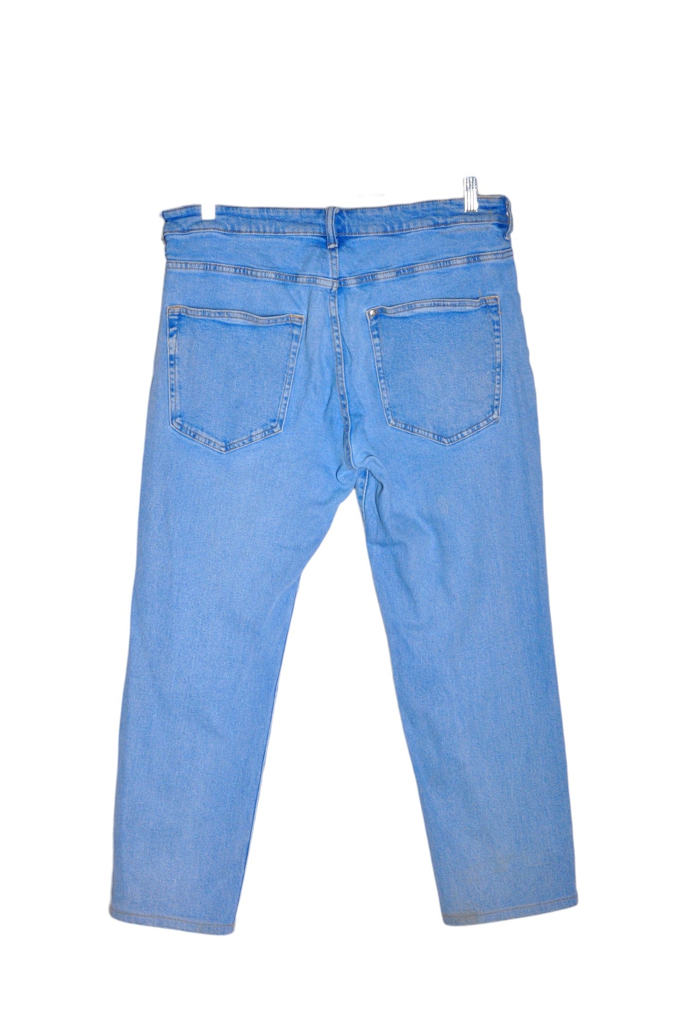 H&M Women Straight-Legged Jeans Regular fit in Blue - Size 36 | 12.99 $ KOOP