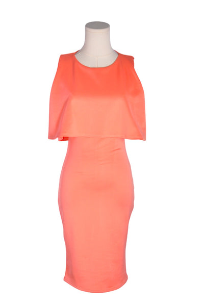 UNBRANDED Women Bodycon Dresses Regular fit in Orange - Size S | 13.25 $ KOOP