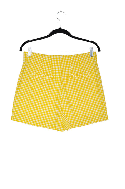 TOPSHOP Women Classic Shorts Regular fit in Yellow - Size 8 | 13.5 $ KOOP