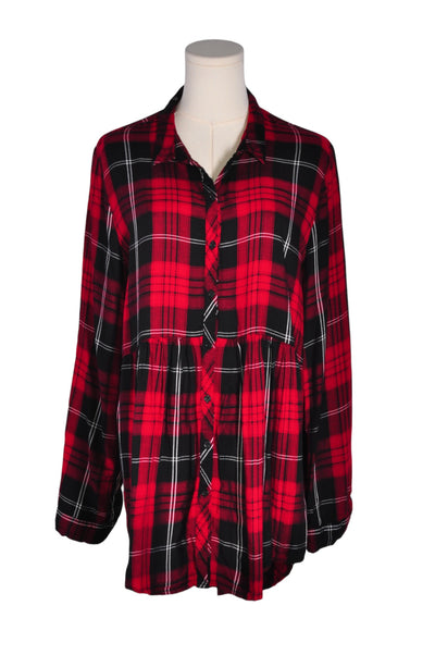RICKI'S Women Button Down Tops Regular fit in Red - Size 12 | 14.9 $ KOOP