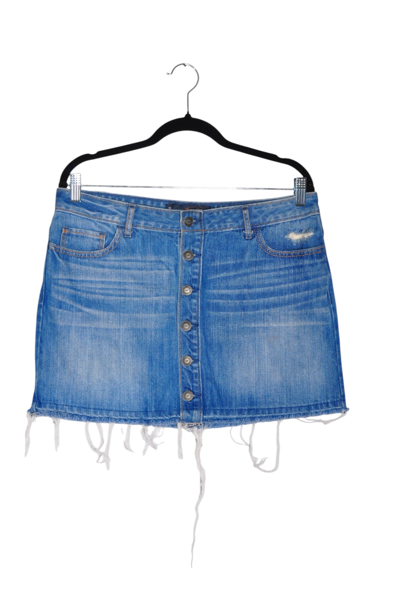 HOLLISTER Women Denim Skirts Regular fit in Blue - Size 30 | 14.45 $ KOOP