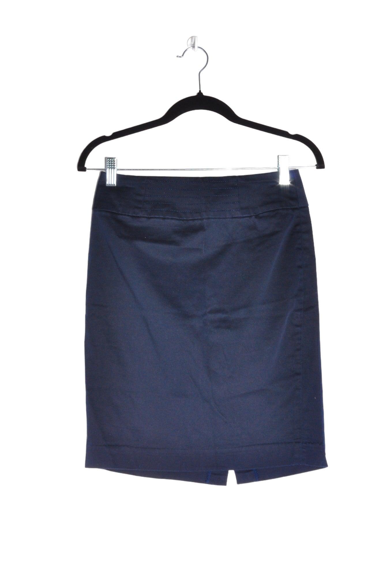 BANANA REPUBLIC Women Pencil Skirts Regular fit in Blue - Size 0 | 16.5 $ KOOP