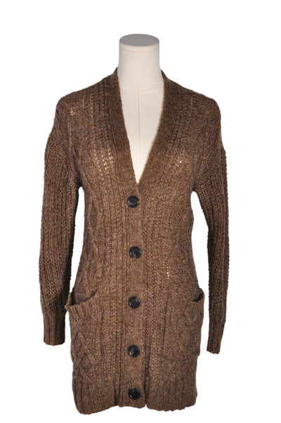AMERICAN EAGLE Women Cardigans Regular fit in Brown - Size XS | 18.99 $ KOOP