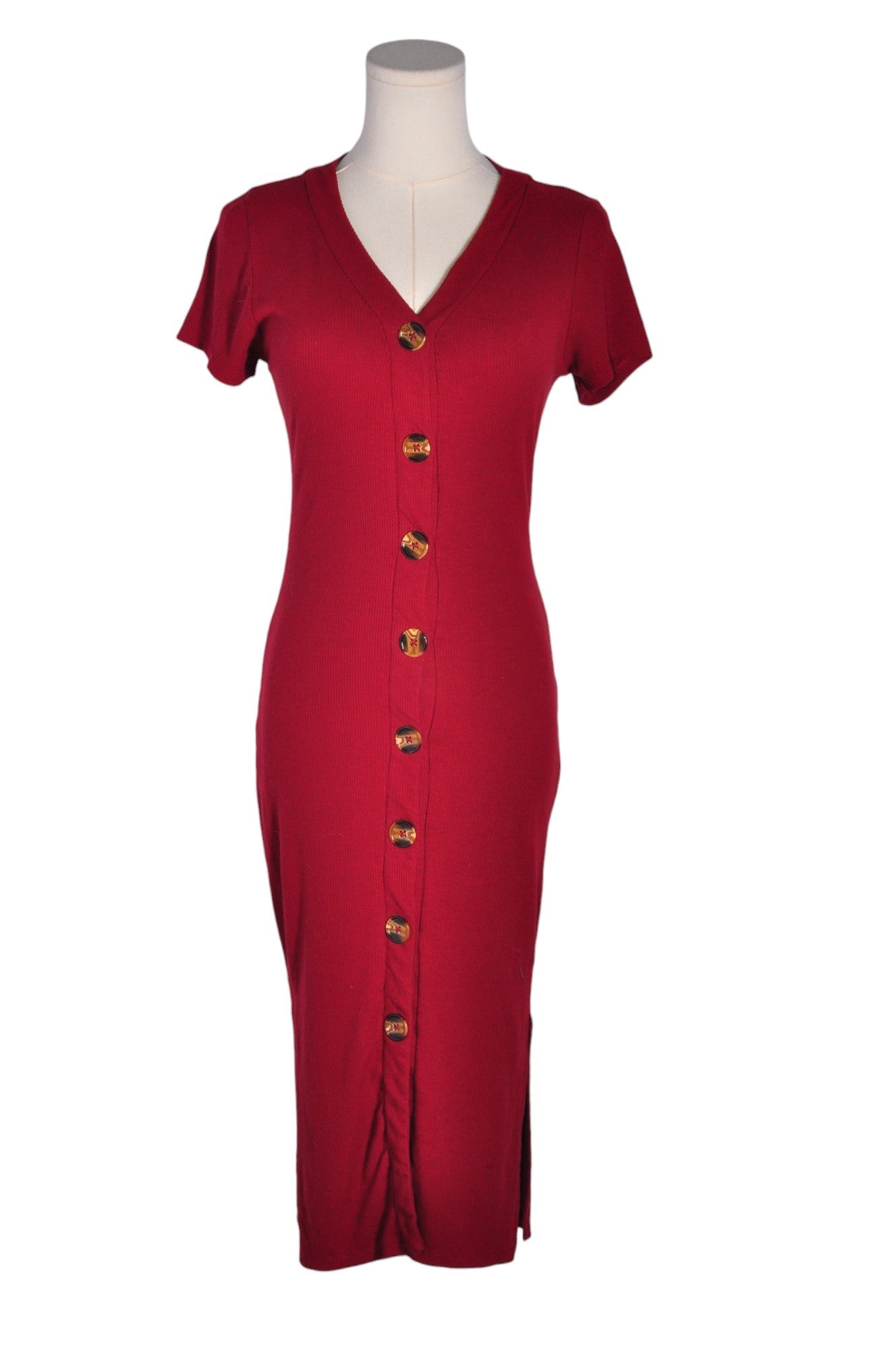 FASHION NOVA Women Midi Dresses Regular fit in Red - Size S | 14.5 $ KOOP