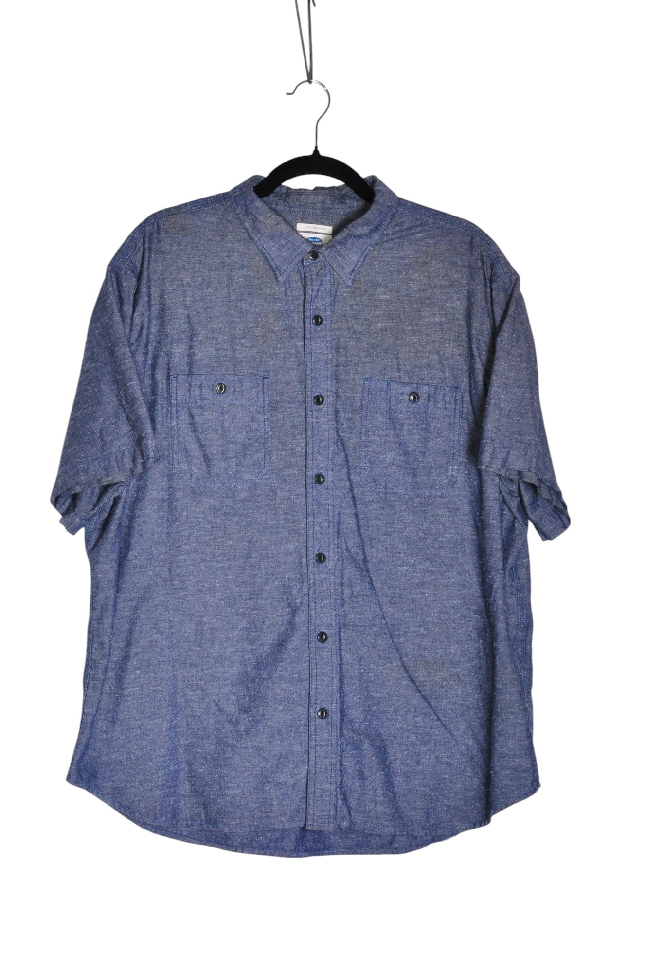 OLD NAVY Men Button Down Tops Regular fit in Blue - Size XXL | 13.99 $ KOOP