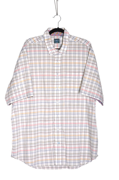 LEO CHEVALIER Men Button Down Tops Regular fit in Gray - Size XXL | 13.25 $ KOOP