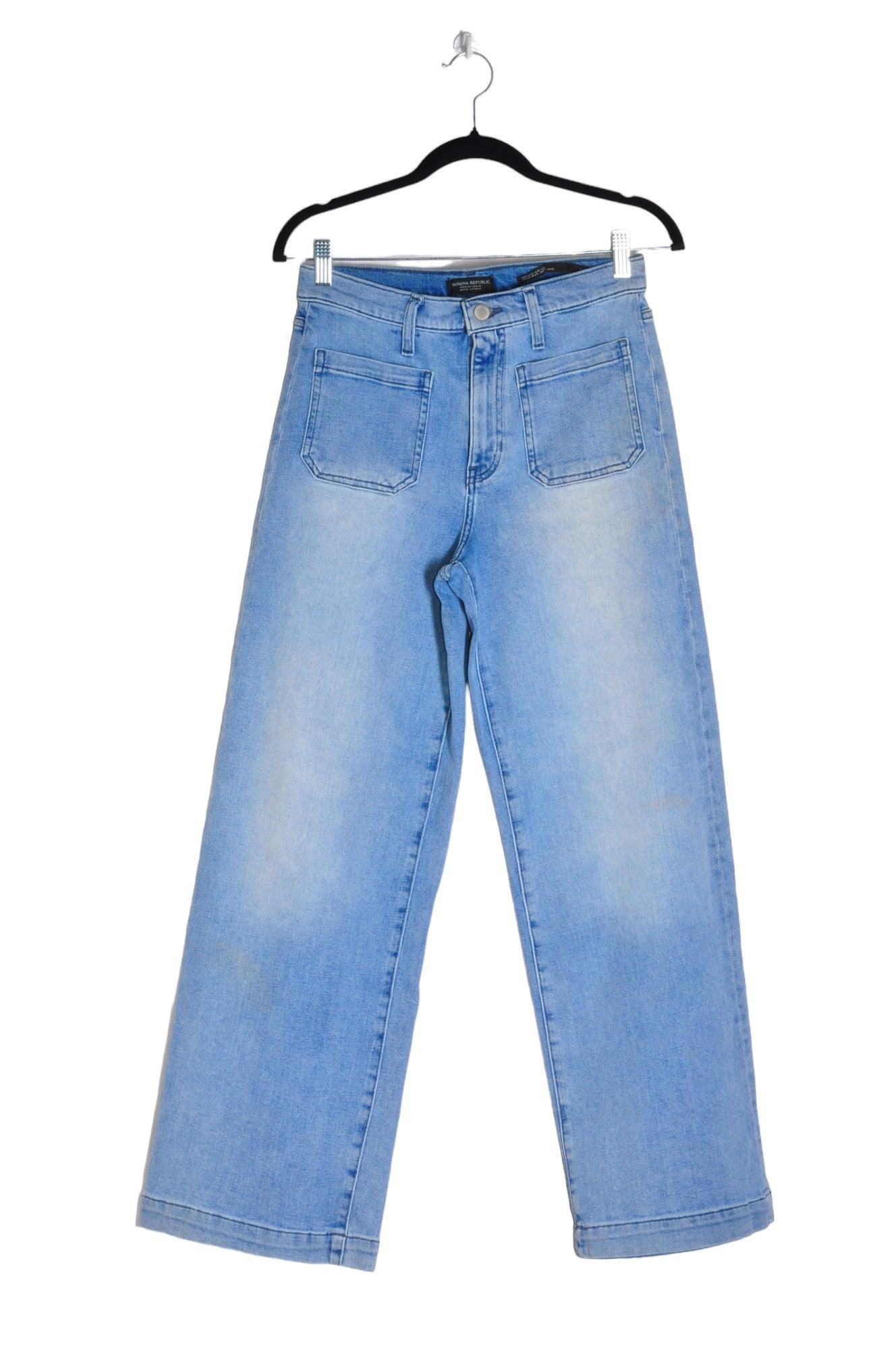 BANANA REPUBLIC Women Straight-Legged Jeans Regular fit in Blue - Size 29 | 49.99 $ KOOP