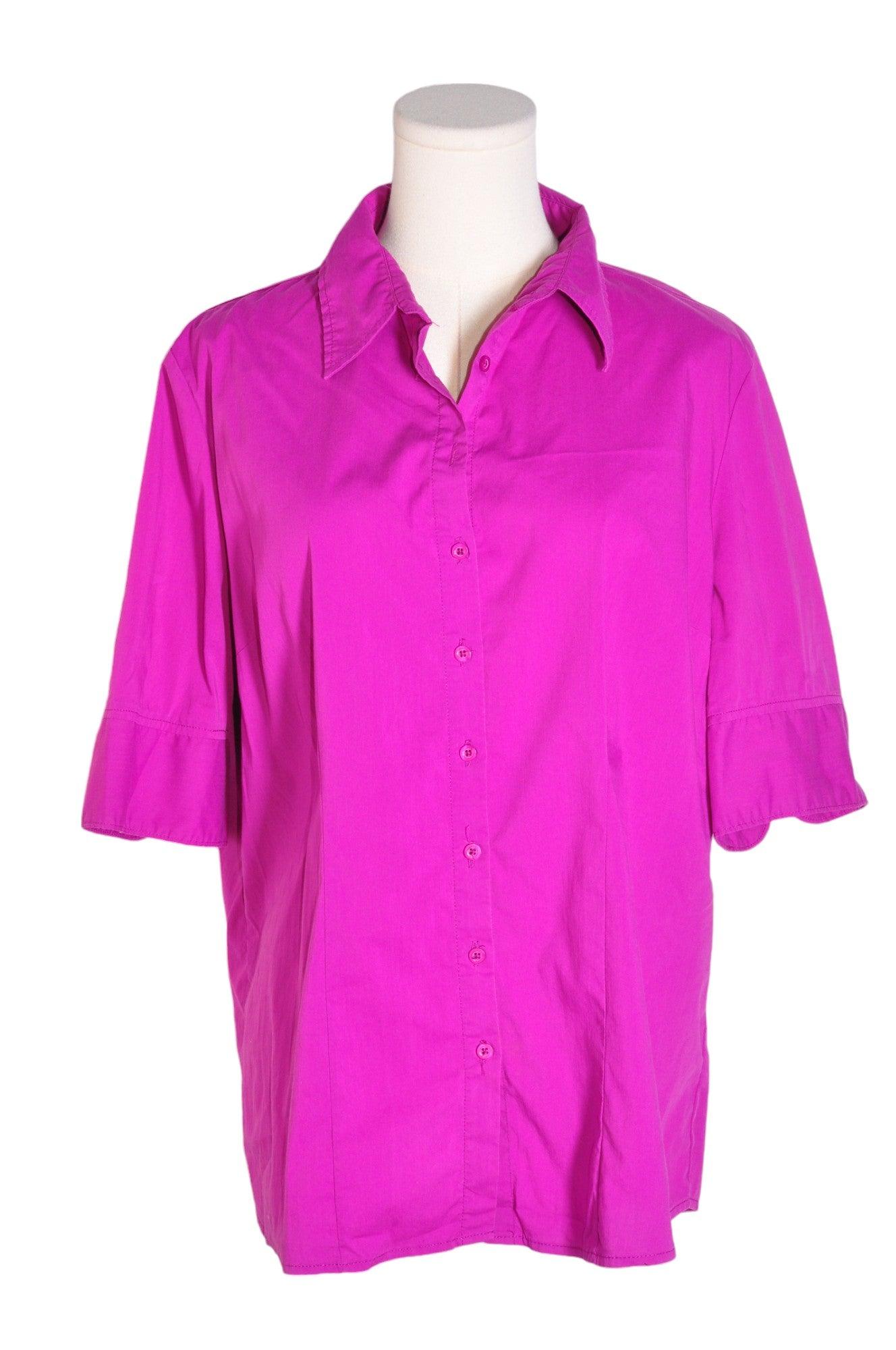 SIMPLEMENT MOI Women Button Down Tops Regular fit in Purple - Size 16 | 13.25 $ KOOP