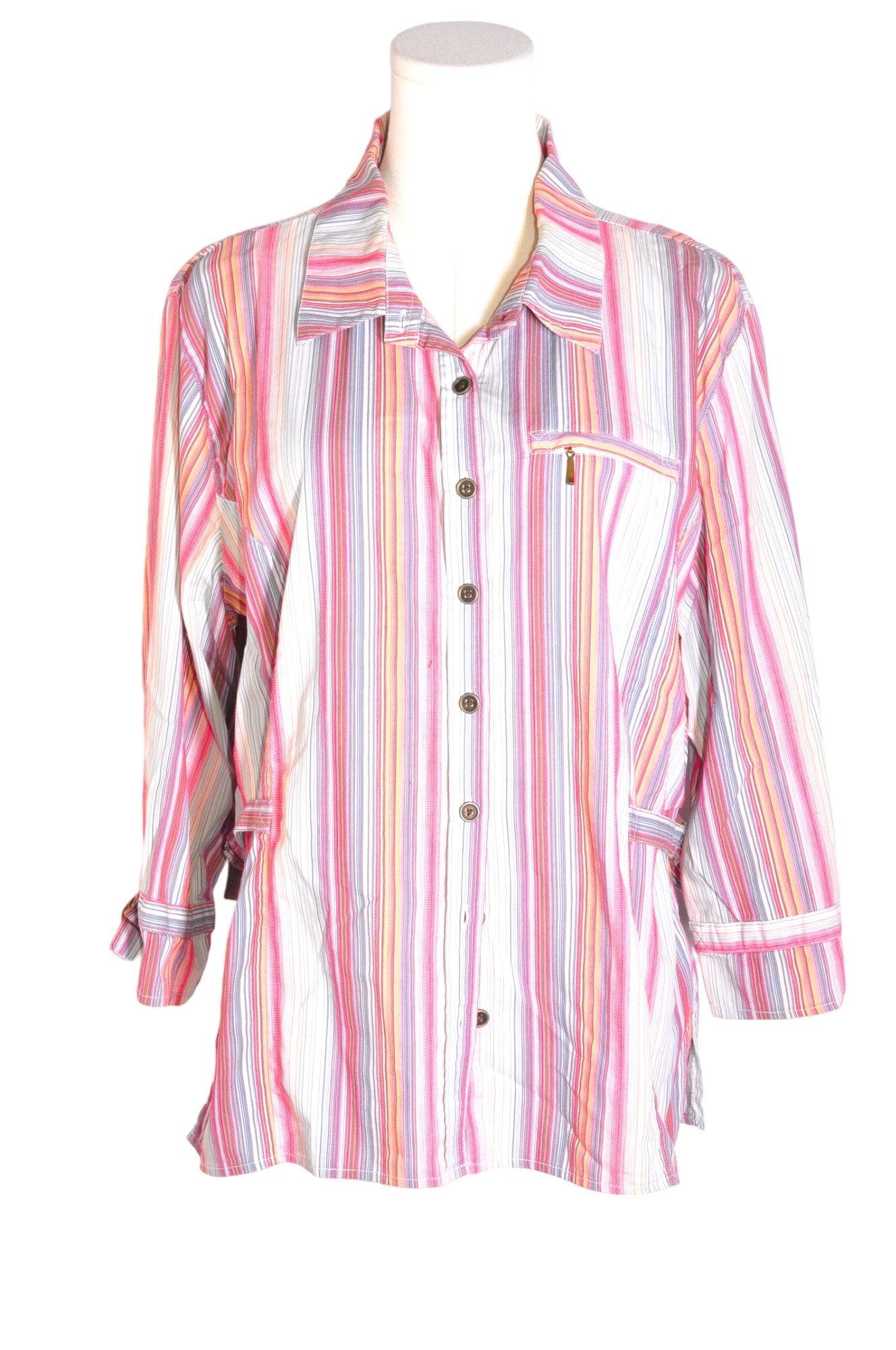 UNBRANDED Women Button Down Tops Regular fit in Pink - Size L | 9.99 $ KOOP