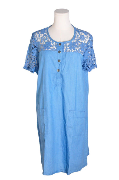 UNBRANDED Women Drop Waist Dresses Regular fit in Blue - Size L | 13.99 $ KOOP