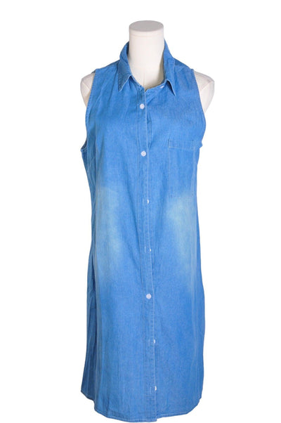 UNBRANDED Women Drop Waist Dresses Regular fit in Blue - Size L | 13.99 $ KOOP