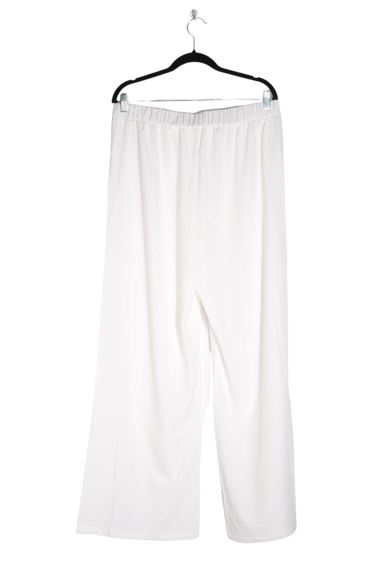 UNBRANDED Women Work Pants Regular fit in White - Size 2XL | 14.99 $ KOOP