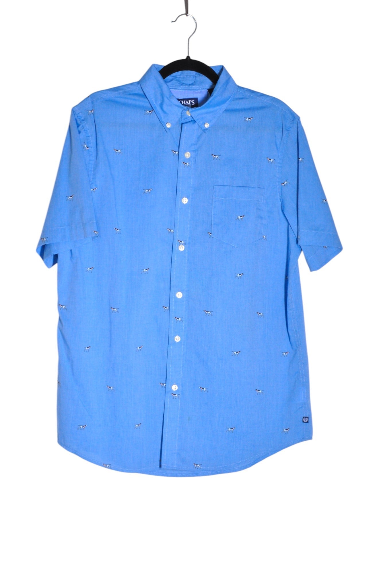 CHAPS Men Button Down Tops Regular fit in Blue - Size M | 18 $ KOOP