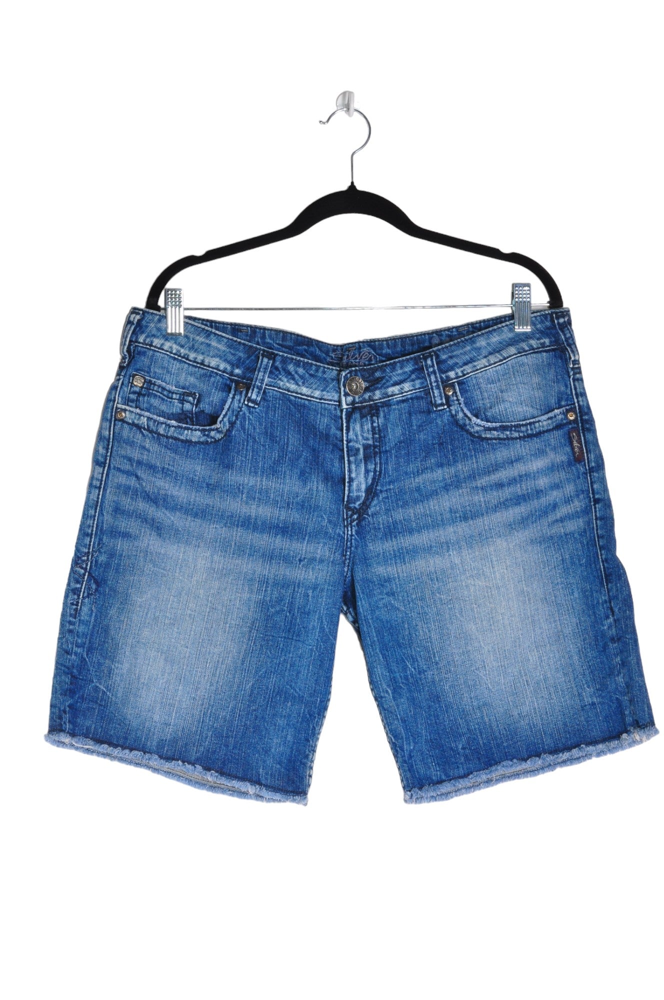 SILVER JEANS Women Denim Shorts Regular fit in Blue - Size 34 | 27.89 $ KOOP