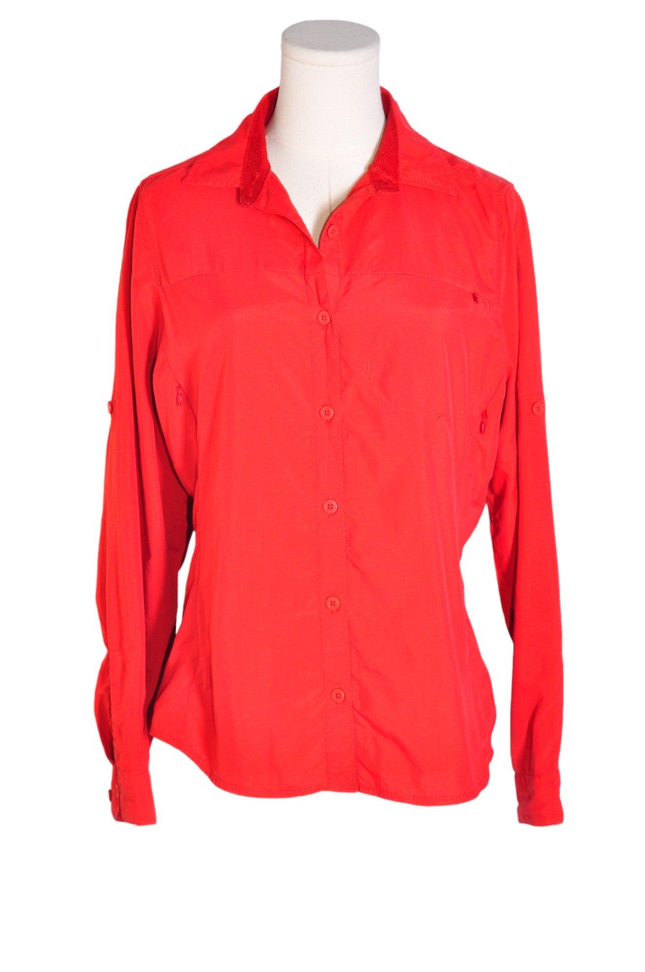 REI Women Button Down Tops Regular fit in Red - Size S | 13.45 $ KOOP