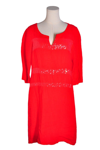 LINA TOMEI Women Drop Waist Dresses Regular fit in Red - Size M | 13.2 $ KOOP