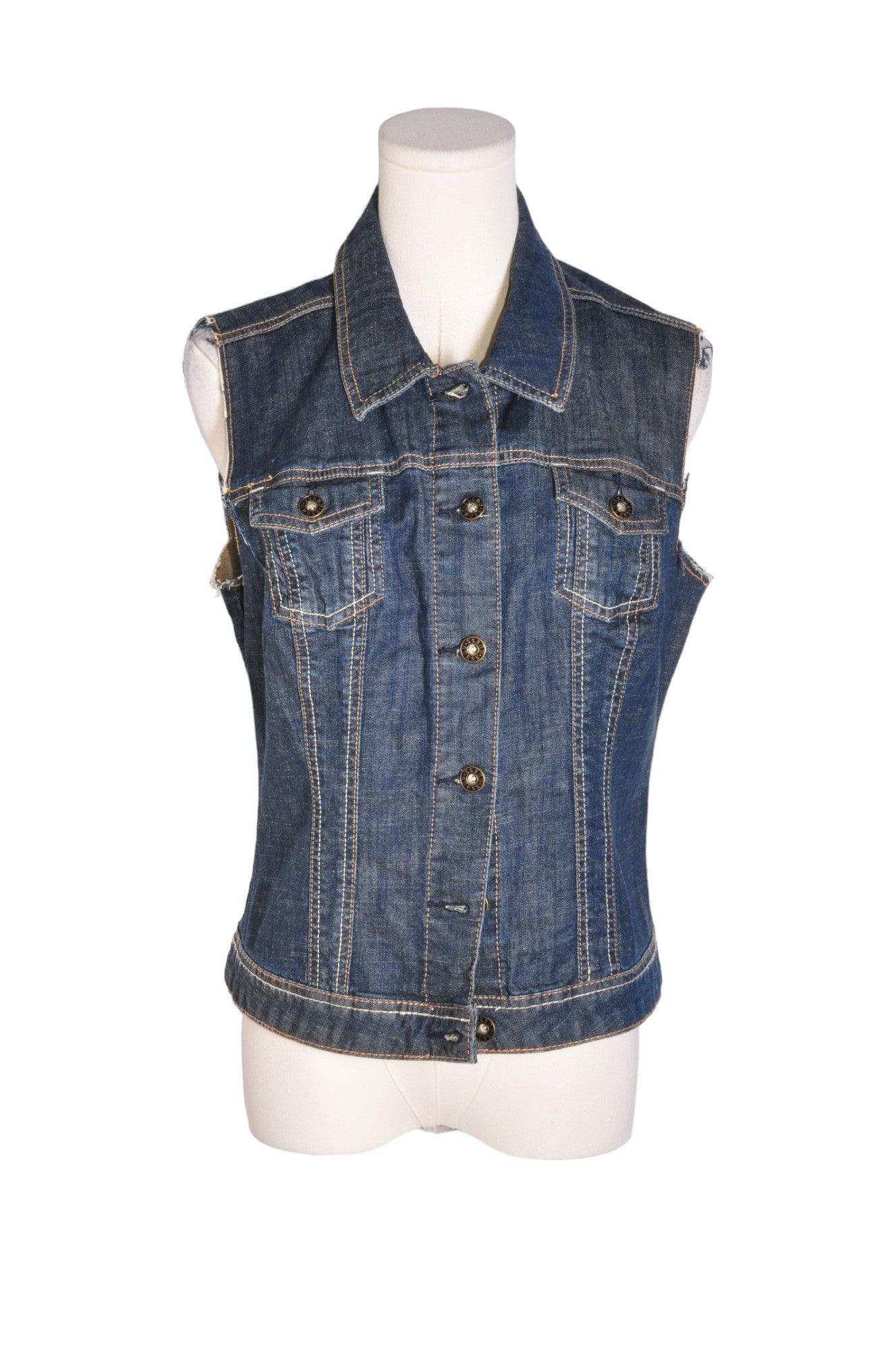 GUESS Women Denim Tops Regular fit in Blue - Size L | 17.89 $ KOOP