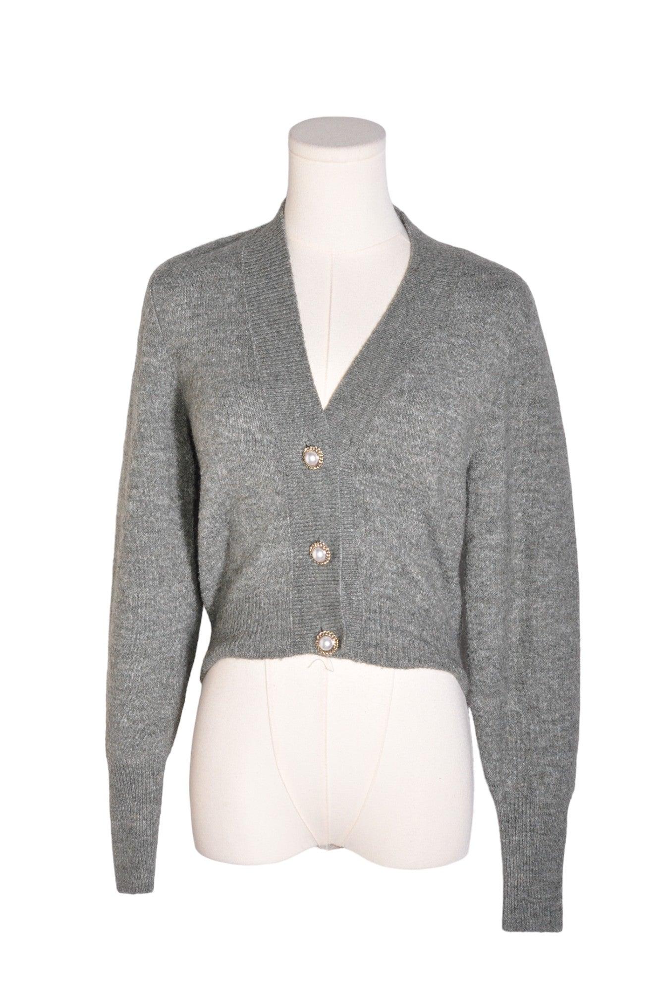 H&M Women Cardigans Regular fit in Gray - Size XS | 9.99 $ KOOP