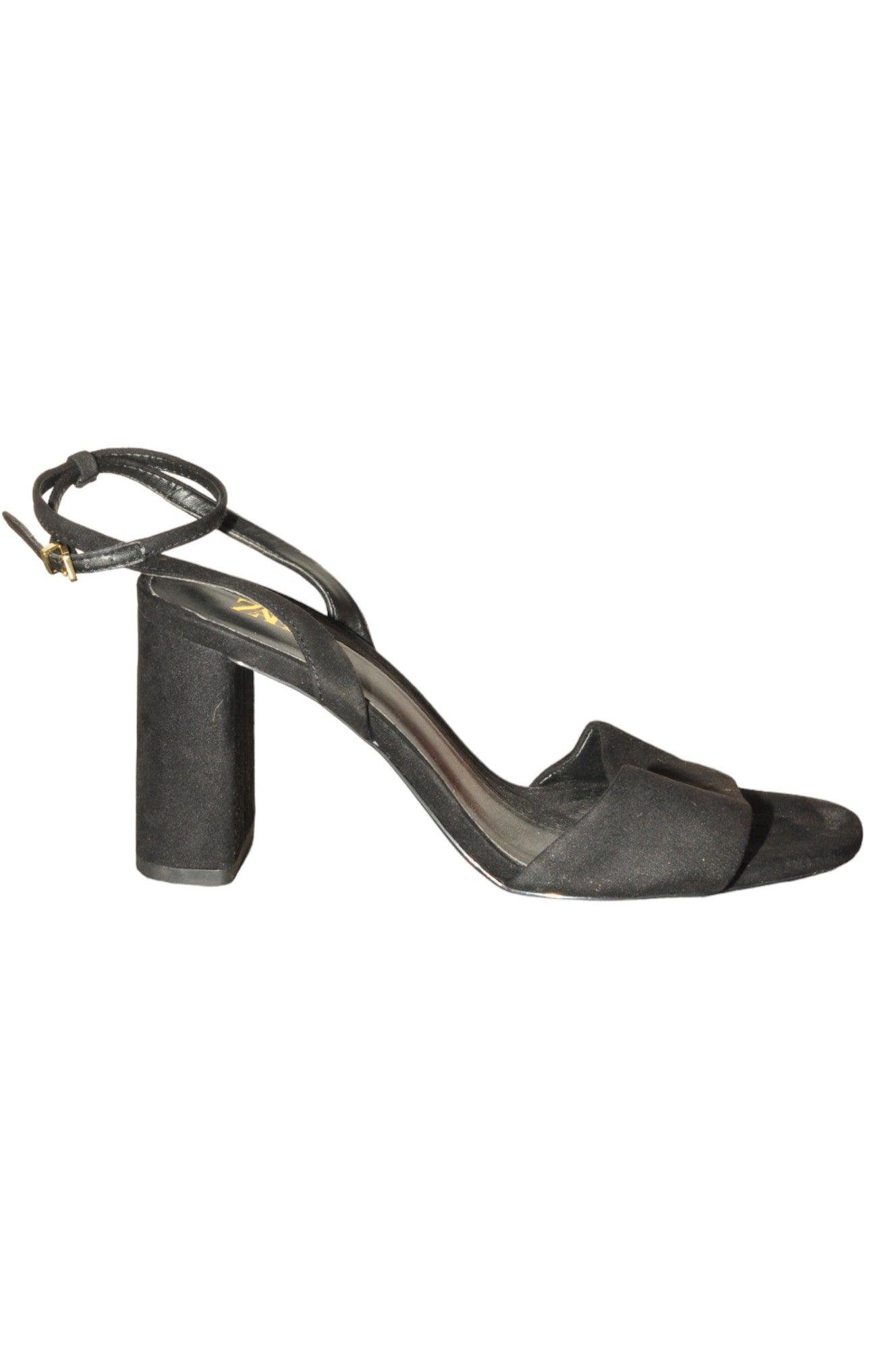 ZARA Women Sandals Regular fit in Black - Size 37 | 18.7 $ KOOP