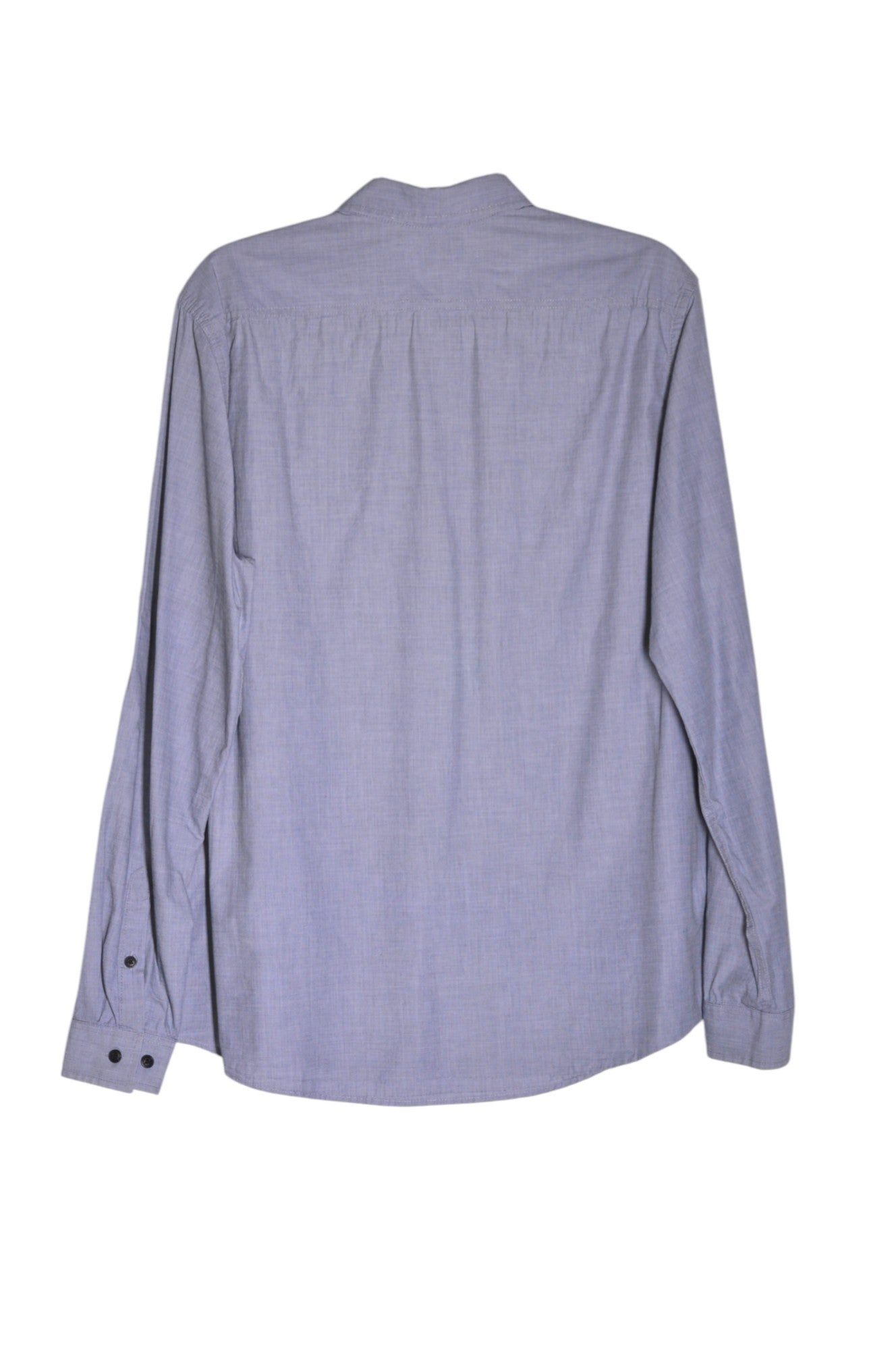 H&M Men Button Down Tops Regular fit in Blue - Size L | 18.9 $ KOOP