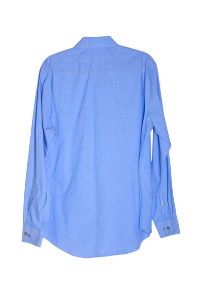CALVIN KLEIN Men Button Down Tops Regular fit in Blue - Size L | 39.99 $ KOOP