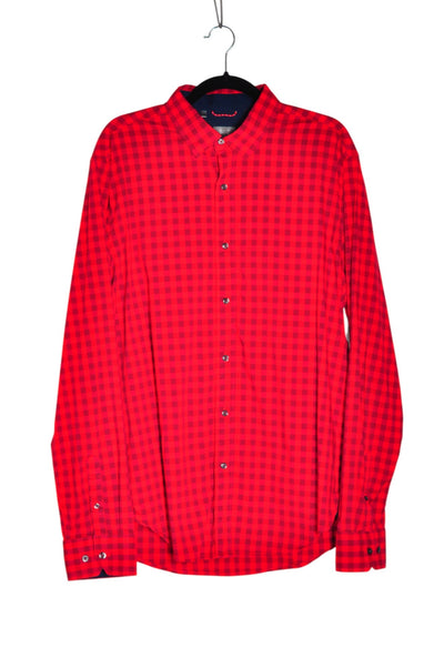 UNDER ARMOUR Men Button Down Tops Regular fit in Red - Size XL | 13.4 $ KOOP