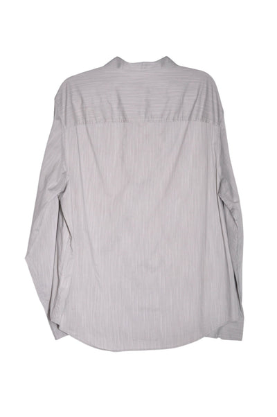 CALVIN KLEIN Men Button Down Tops Regular fit in Gray - Size L | 39.99 $ KOOP