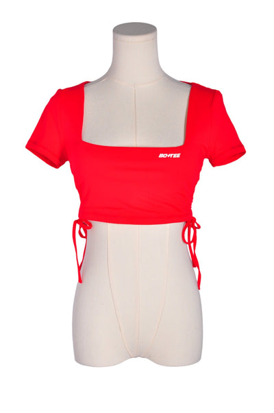 BO + TEE Women Crop Tops Regular fit in Red - Size M | 23.2 $ KOOP