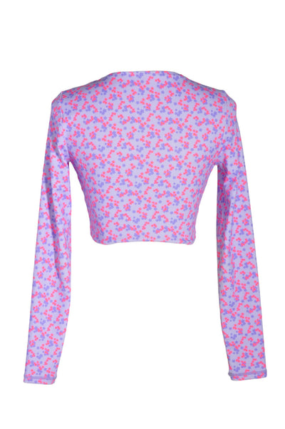 BO + TEE Women Crop Tops Regular fit in Purple - Size M | 23.2 $ KOOP