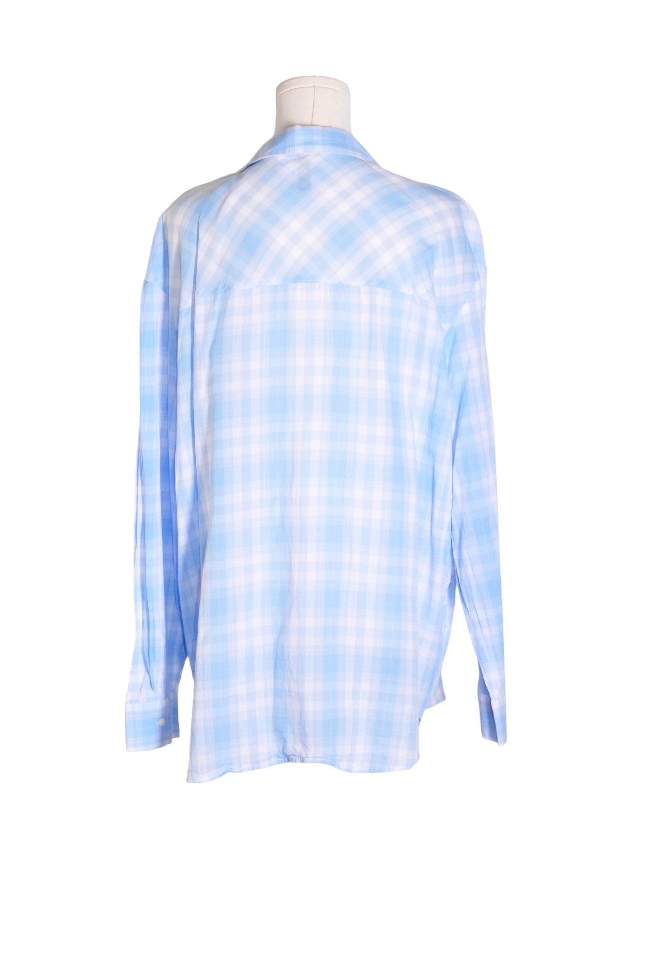 H&M Women Button Down Tops Regular fit in Blue - Size L | 9.99 $ KOOP