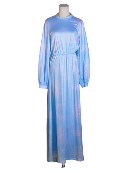 UNBRANDED Women Maxi Dresses Regular fit in Blue - Size L | 12 $ KOOP