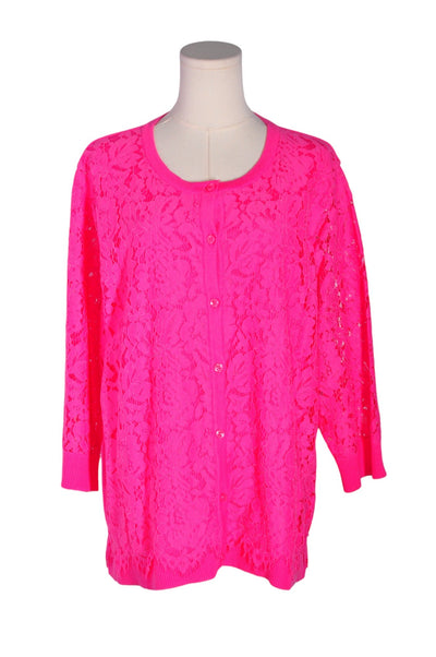 ISAAC MIZRAHI Women Cardigans Regular fit in Pink - Size XL | 15 $ KOOP