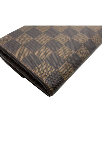 Louis vuitton Damier Ebene Pochette Porte Monnaie Carte Credit M61725 W/ Box SK090150