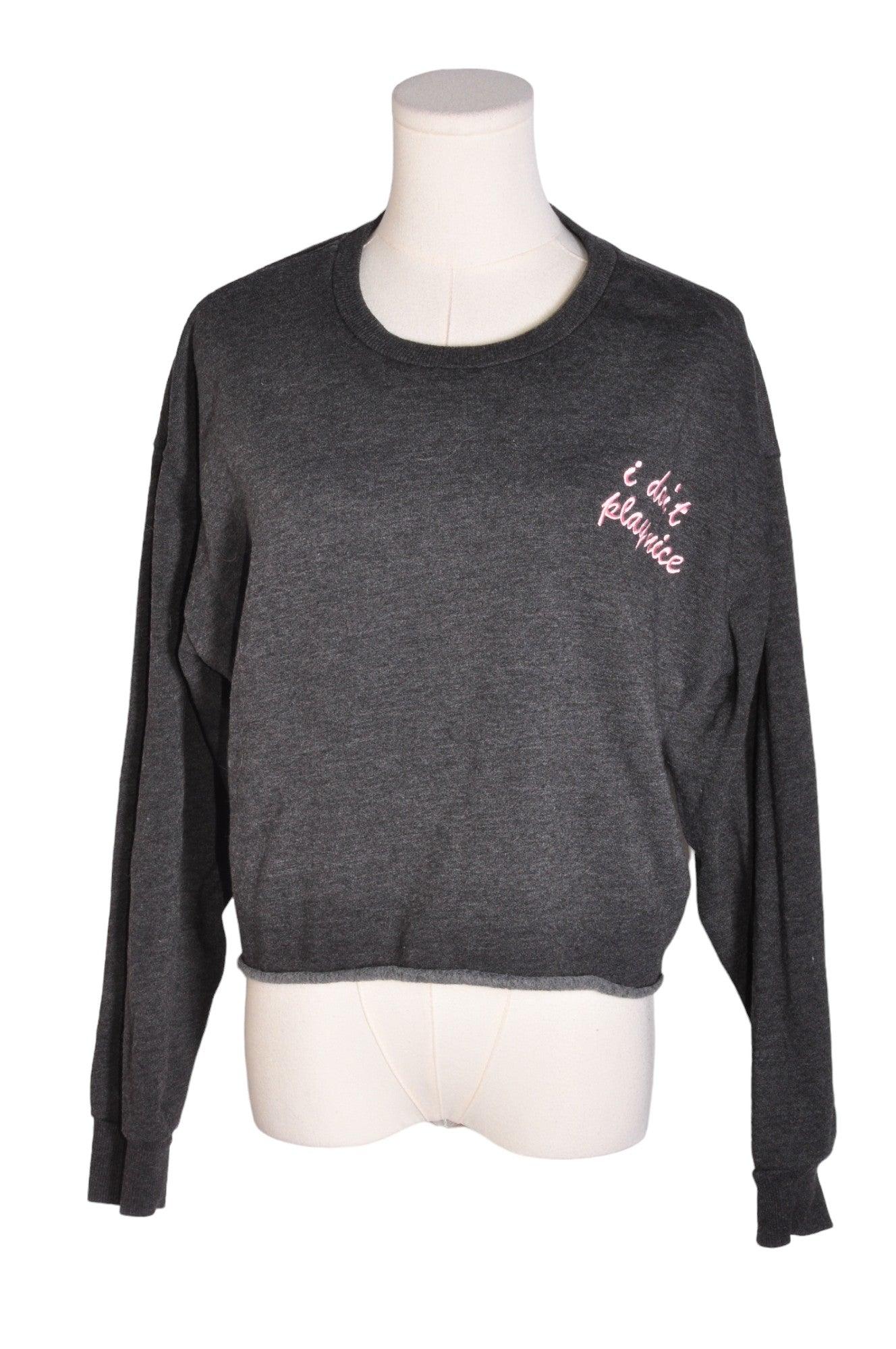 FOREVER 21 Women Sweaters Regular fit in Gray - Size M | 9.99 $ KOOP