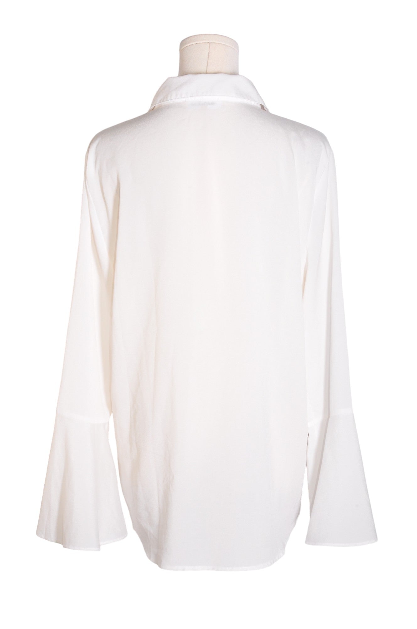 CALVIN KLEIN Women Button Down Tops Regular fit in White - Size L | 21.5 $ KOOP