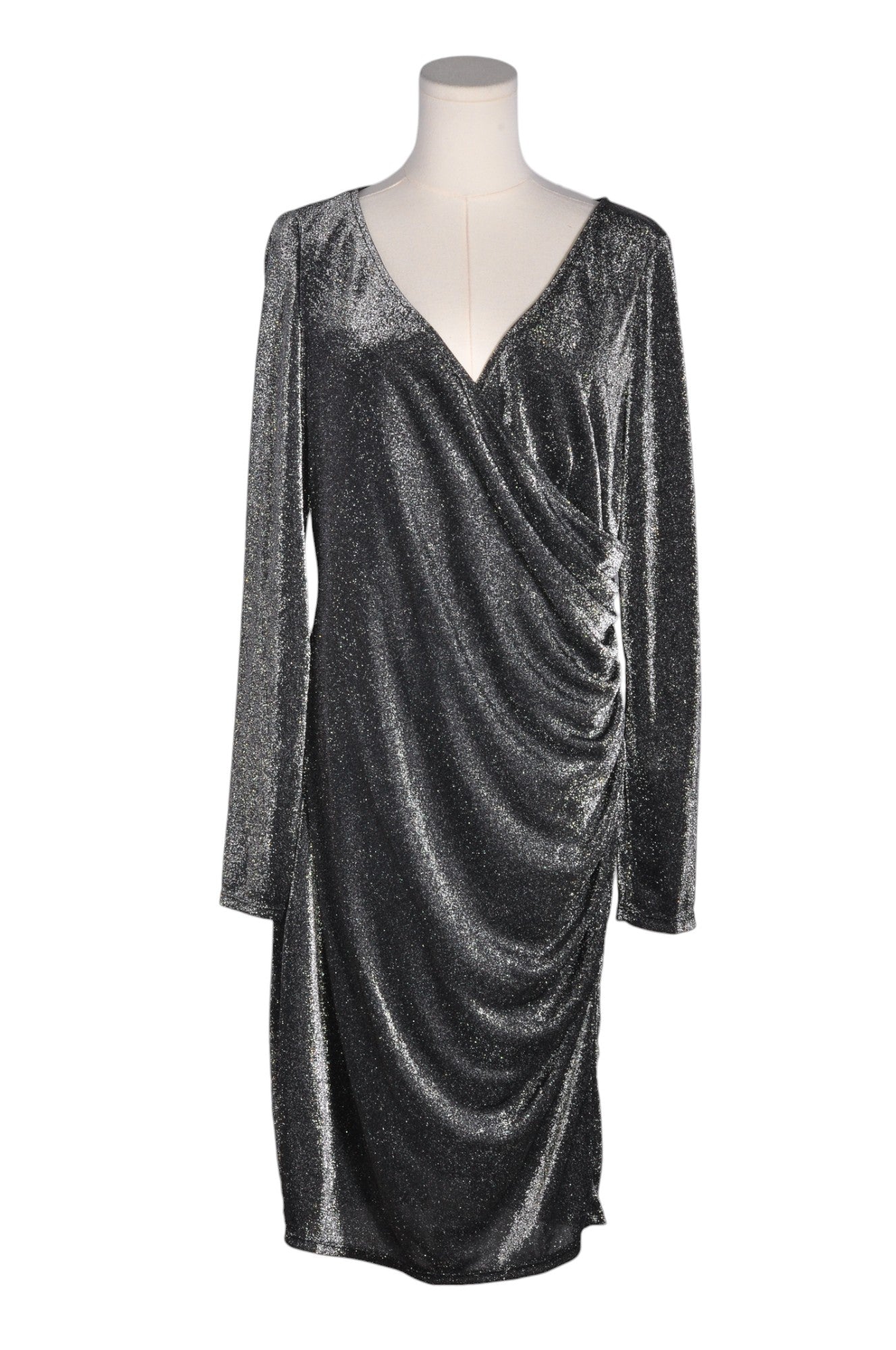 WHITE HOUSE BLACK MARKET Women Maxi Dresses Regular fit in Gray - Size 16 | 52.29 $ KOOP